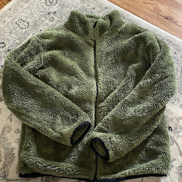 PINK Sherpa Full Zip Up - Picture 1 of 3